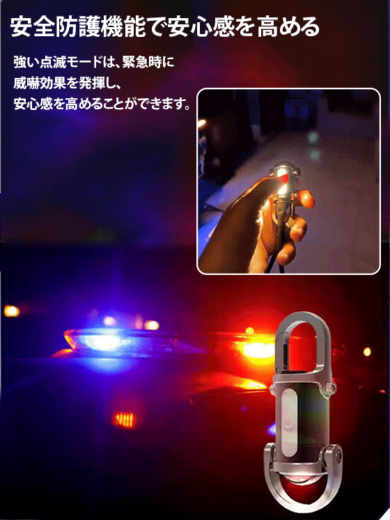 多機能キ-ホルダ-型ライト