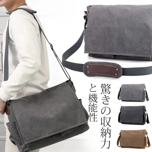 【ショルダーバッグ】実用的 快適 大容量 軽量 耐摩耗性
