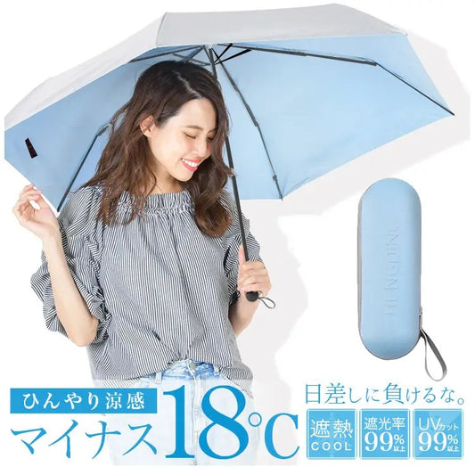【カプセル型折りたたみ傘】超軽量・超小型 ワンタッチ 紫外線カット