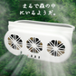 カ-エアサ-キュレ-タ-換気扇 夏のソ-ラ-ク-リングフアン 車用換気扇