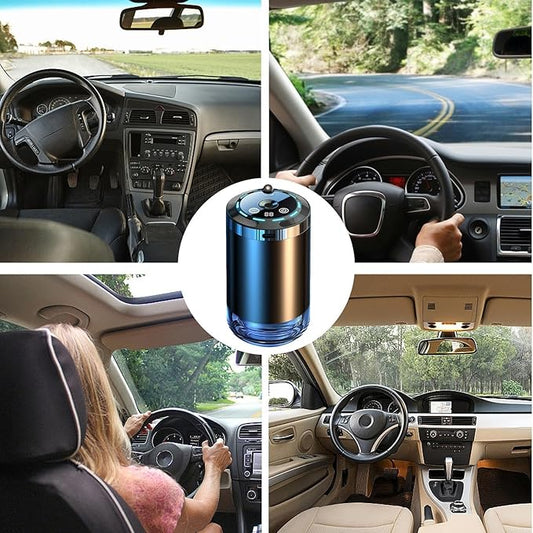 汎用車用加湿器 - 5モードアロマディフューザー、車内消臭剤、車内・自宅・オフィス・小部屋用芳香剤