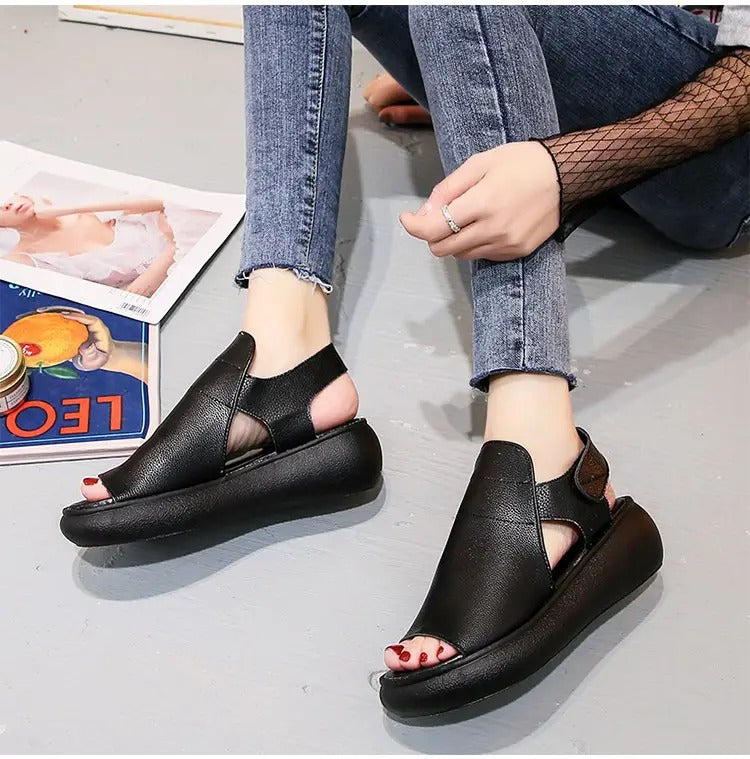 厚底サンダル 【超お買い得！2足目半額】