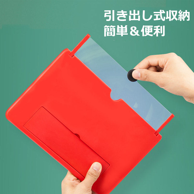 【スマホ画面拡大用スタンド】3D高画質拡大鏡　スマホ画面拡大　持ち運びやすい