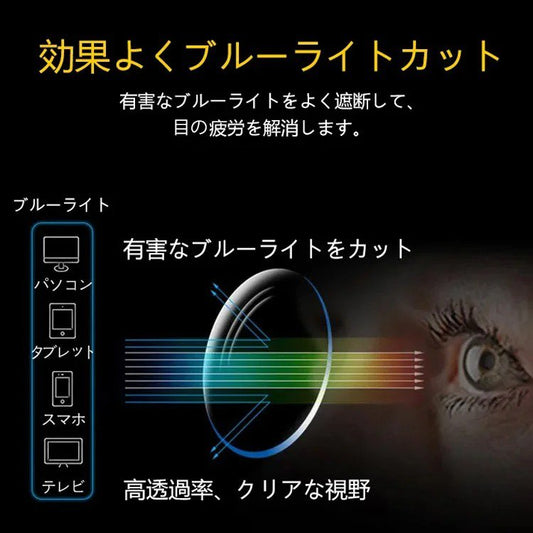 [折りたたみ老眼鏡]理想の高齢者に配りました！ ブルーレイキャット/ UVカット